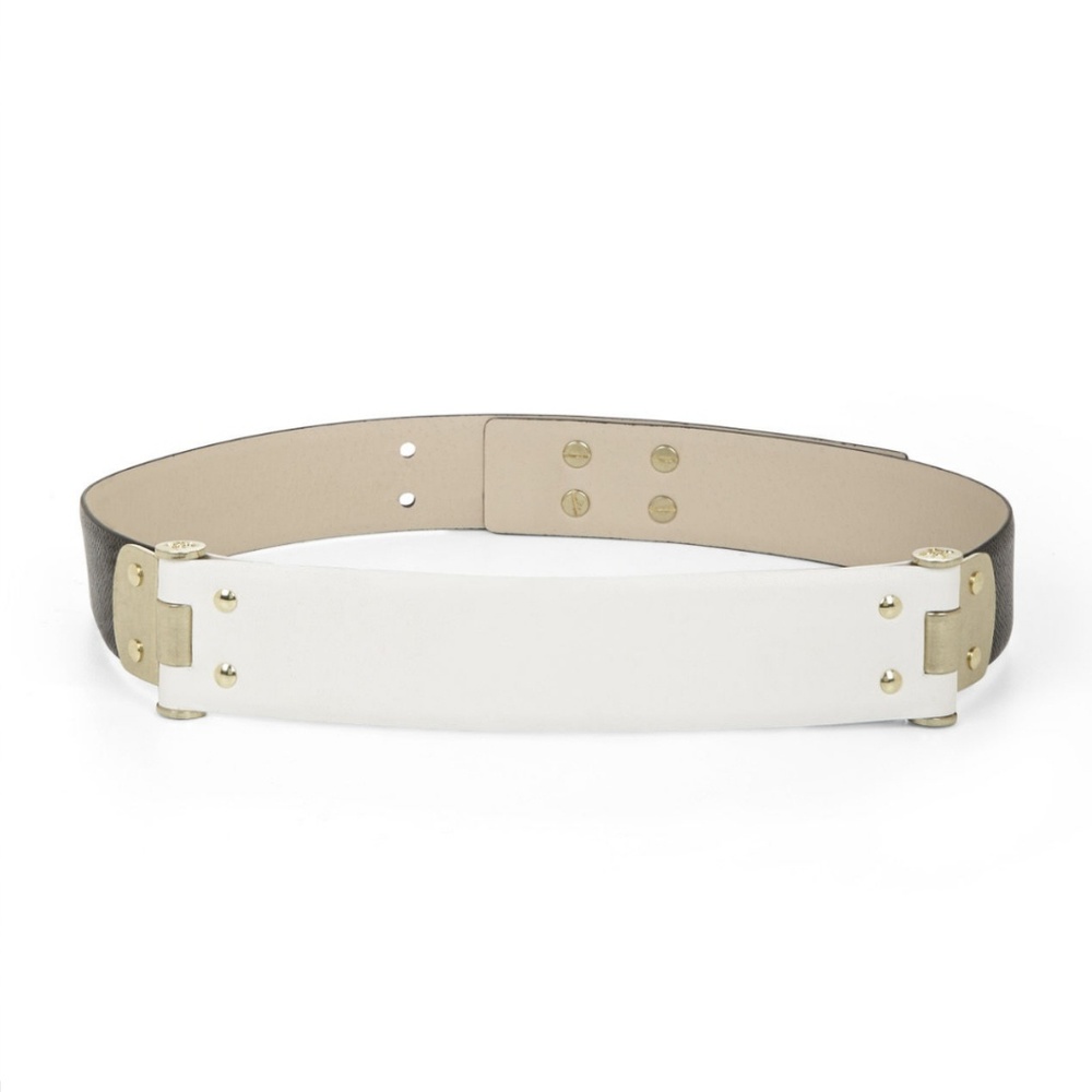 NWT BCBGMAXAZRIA Hinge-Block Waist Belt